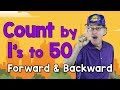 Count by 1's to 50 - Forward and Backward | Counting Song for Kids | Count to 50 | Jack Hartmann