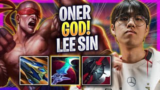 ONER IS A GOD WITH LEE SIN! - T1 Oner Plays Lee Sin JUNGLE vs Kha'zix! | Season 2024