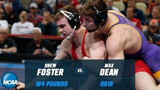 Drew Foster vs. Max Dean: FULL 2019 NCAA Championship match at 184 pounds