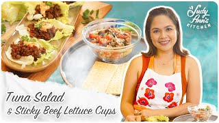 Tuna Salad and Sticky Beef Lettuce Cups | Judy Ann's Kitchen