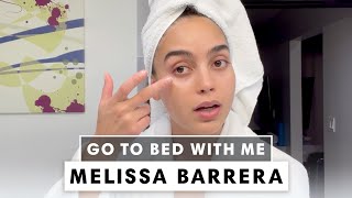 'In The Heights' Star Melissa Barrera's Nighttime Skincare Routine | Go To Bed With Me