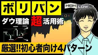 【ボリンジャーバンド】バイナリーオプション初心者向け４パターンの形状とダウ理論でバイオプ攻略!!【ハイローオーストラリア】