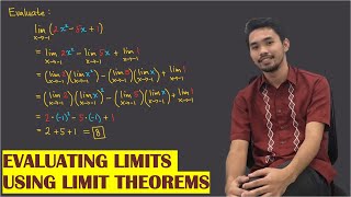 EVALUATING LIMITS USING THE LIMIT THEOREMS - 4 EXAMPLES