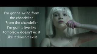 Sia -  Chandelier acoustic lyrics