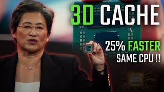 AMD 3D V-Cache is READY! UP to 25% PERFORMANCE BOOST on RYZEN 9 5900X!