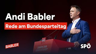 Andi Babler: Rede am Bundesparteitag – 11.11.2023