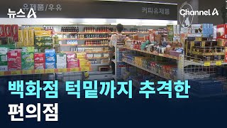 백화점 턱밑까지 추격한 편의점…상반기 매출 격차 0.6%p / 채널A / 뉴스A