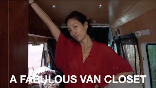 cataloguing my minimal van closet