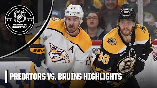 Nashville Predators vs. Boston Bruins | Full Game Highlights