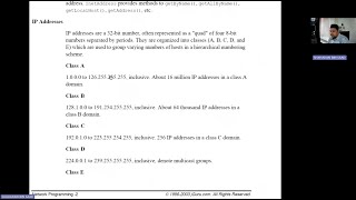 2510-ITT440 Chapter 3.3 Socket Programming Element