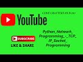 Python Network Programming   TCP IP Socket Programming