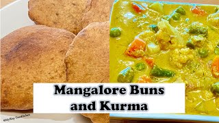 Mangalore Buns and Kurma Recipe