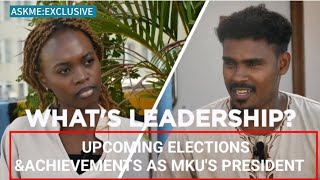 Exclusive interview with  MKU's president Abdi Hamid (M.K) | AskMe Ep 2