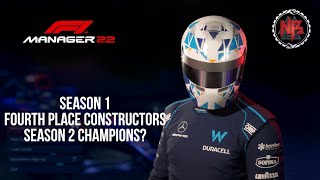 F1 Manager 2022 - Williams Speedrun - 4th Place Constructors? Season 1 (Part 2/2)