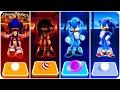 Sonic EXE VS Sonic EXE VS Sonic VS Sonic | Tiles Hop EDM Rush