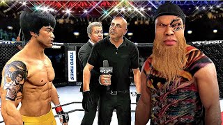 UFC 4 Bruce Lee vs. Maniac Freddy - Who Wins in This Epic EA Sports UFC 4 Showdown?