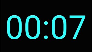 7 Second Countdown Timer [ DARK MODE ]