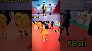 Free fire emote in real life 😲💯 #shortsfeed #tgrnrz #emote #shorts