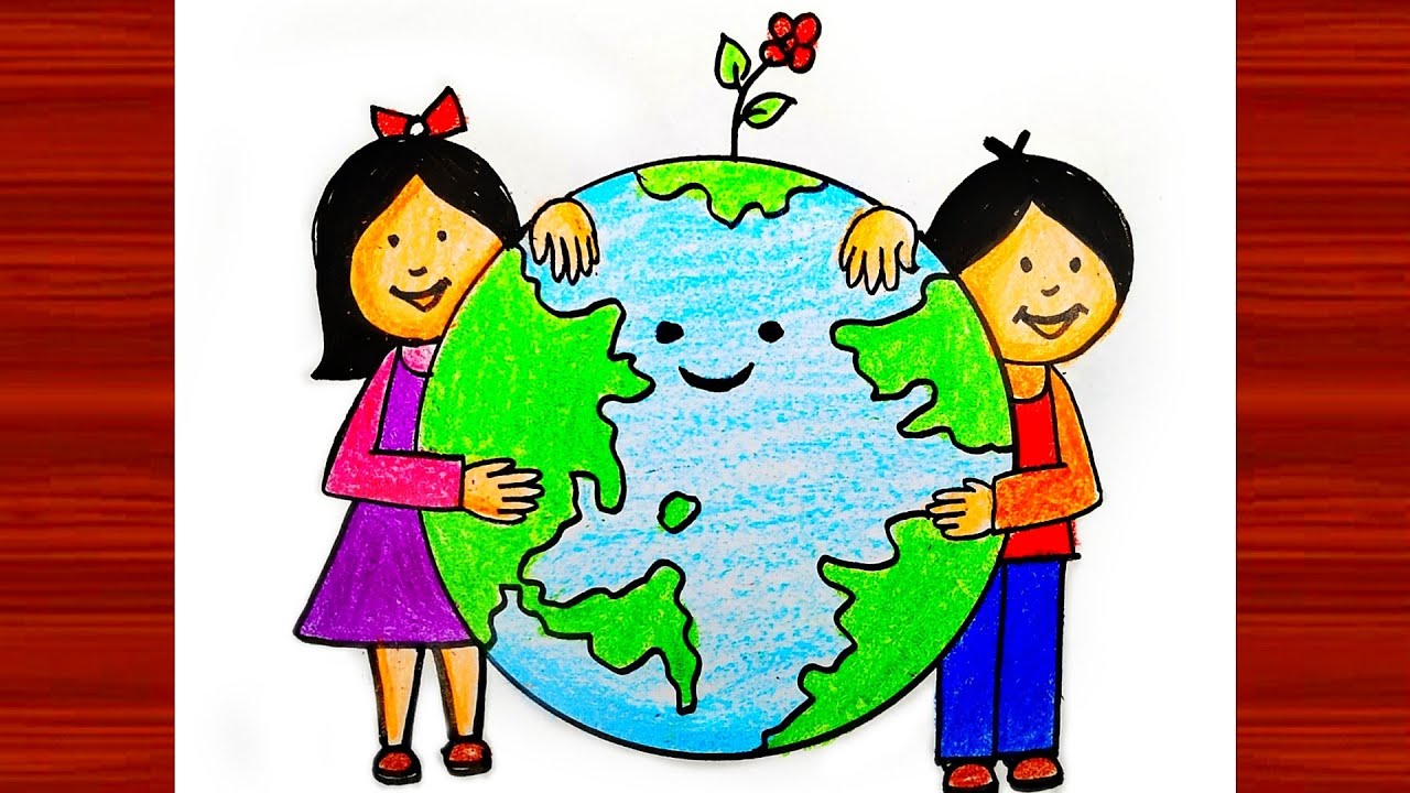 Save Mother Earth Poster Making