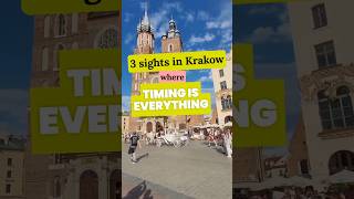 Krakow Sights Where Timing Matters! - Krakow Guide's Tips #shorts