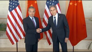 Chinese FM Wang Yi meets with U.S. Secretary of State Blinken