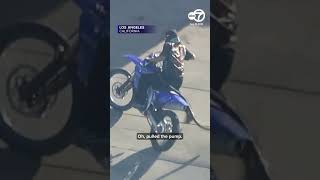 Dirt bike rider refuels during chaotic LA Police chase | Car Chase Channel