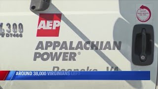 Around 38,000 Virginians left without power after winter weather