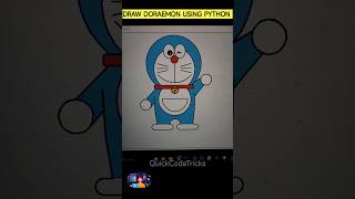 Draw Doraemon using python #doraemon #shorts #python