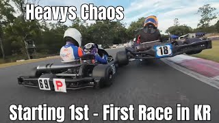 Starting Pole in My FIRST Race in a Kart Republic - Ipswich Round 1 KA3 Junior Heavy