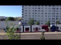 UTA TRAX Westbound on 5th South in Salt Lake City, Utah