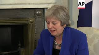 British PM meets Czech counterpart Andrej Babis