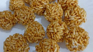 പൊരിയുണ്ട തയ്യാറാക്കാം / Pori Unda Recipe / Puffed Rice Laddu Recipe / Juni's Baby Store