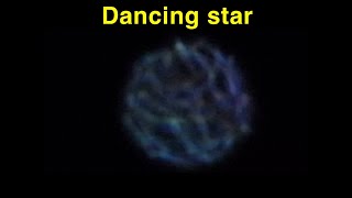 Dancing star telescope zoom Nikon p1000 4k UHD -The water above-  -The firmament- Real stars