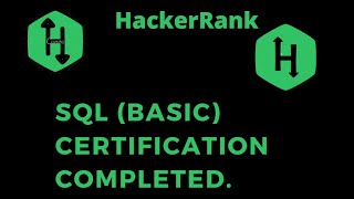 SQL (basic) certification on hackerrank live test || coding4u