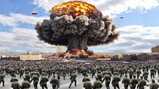 30 minutes ago! goodbye PUTIN, the center of the RUSSIAN capital was attacked by secret US missiles