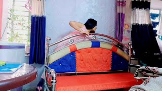 mela te jawar aage sofa ta clean and cover change kare dilam @bichitratimepassvlog