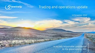 GENEL ENERGY PLC - Trading and operations update