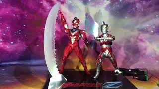 ［玩具改造篇Remodeling toys］SHF Ultraman Z Beta Smash + ACE add LED lighting effect 貝塔衝擊+艾斯組合 雙十一套裝限定