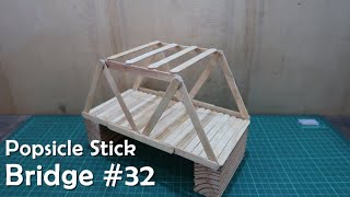 Diy easy popsicle stick bridge #32