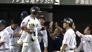 【プロ野球パ】脇谷が反撃3号ソロ、バンデンハークの153キロ直球をとらえる！ 2015/09/02 L-H