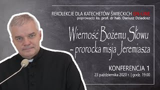 Rekolekcje dla katechetów świeckich on-line - konferencja 1 - Powołanie