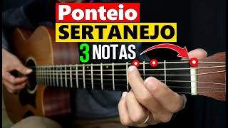 Como tocar violão sertanejo - PONTEIO FÀCIL - Prof. Sidimar Antunes