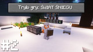 JAK przeżyć na PŁASKIM ŚWIECIE pełnym ŚNIEGU w MINECRAFT? Odc. 2