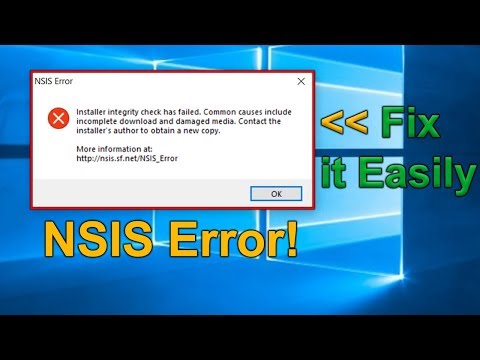 NSIS Error fix windows 10 – [Solved] Easy Method