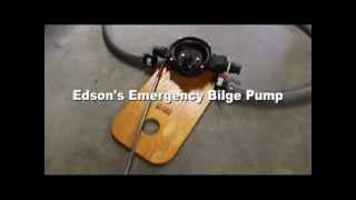 Edson Emergency Bilge Pump Test (5 Gallons)