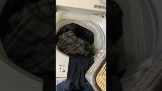 How to use japanese washing machine #japantrip #liveinjapan #japan #japanbackpacker #howtolifeinjp