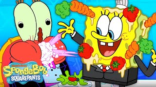 SpongeBob and Squidward Are Cooking for Mr. Krabs 🧑‍🍳 Full Scene 'Kooky Cooks' | SpongeBob