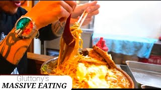 Delicious Ramen Eating With Japanese Big Stomach King | Gluttony's Best