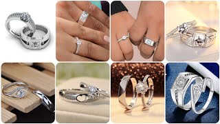 Engagement ring designs for couple/Silver wedding ring designs 💍❤️