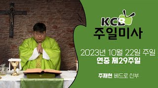 KCB 2023년 10월 22일 연중 제29주일 미사 | 주재현 베드로 신부 집전